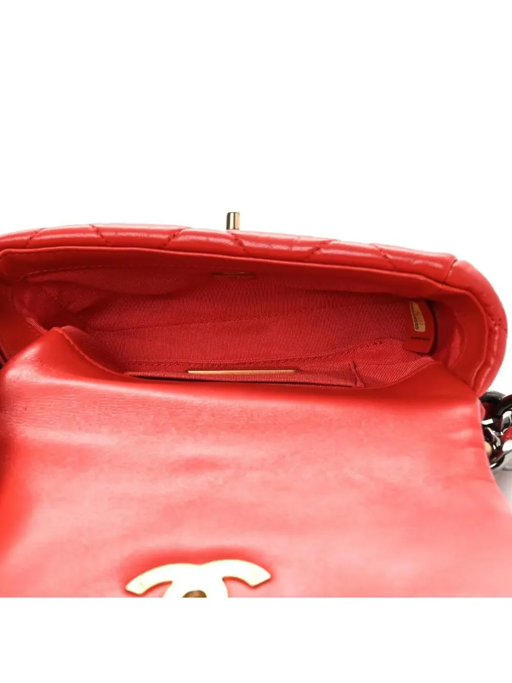 Lambskin Quilted Chanel 19 Waist Bag #322691C18B